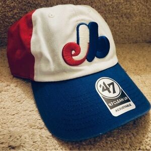 47 Tricolor Baseball Hat with JB Embroidered Logo